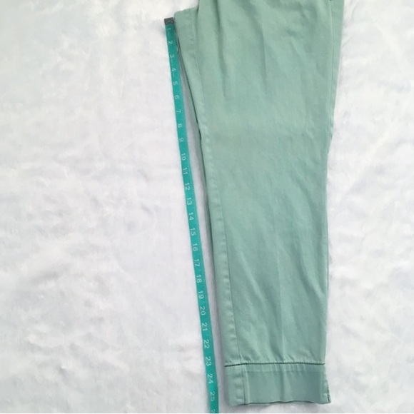 Anthropologie Pilcro and the Letterpress Mint Blue Stet Ankle Pants, size 26 - Picture 4 of 7